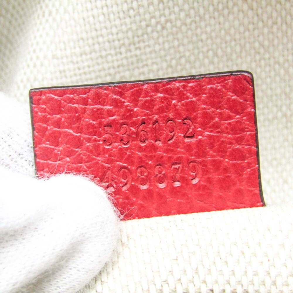 GUCCI Authentic Red Leather Backpack - Picture 11 of 12